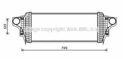 AVA QUALITY COOLING ms4551 -  Интеркулер